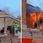 İstanbul’da yangında balkonun tavanı çöktü! Üç kişi ölümden döndü