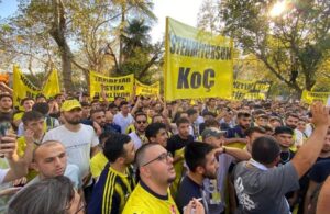 Fenerbahçe taraftarından ‘Ali Koç istifa’ eylemi! Stada yürümek istediler