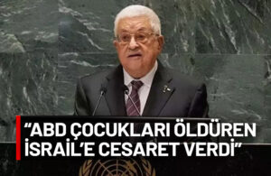 Filistin Devlet Başkanı Mahmud Abbas ilk kez BM kürsüsünde!