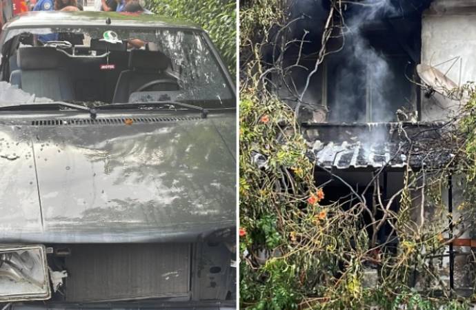 Oğulları kaza yaptı, anne-baba ortalığı ayağa kaldırdı! Kadın otomobili parçaladı, kocası evi yaktı