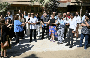 Başkan Ömer Günel basın mensuplarıyla sahada buluştu