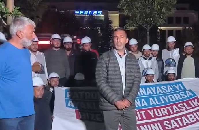 Serbest bırakılan Fernas işçilerinden destek çağrısı